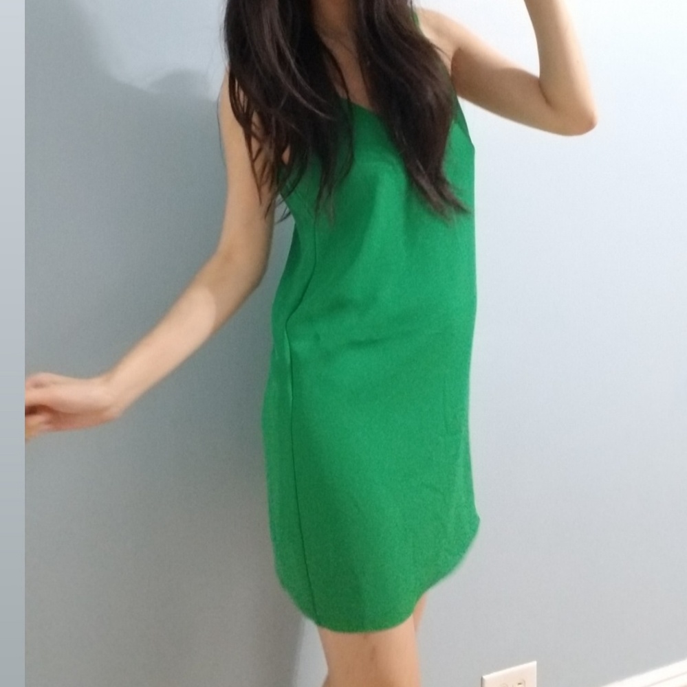 Topshop petite spaghetti strap mini dress